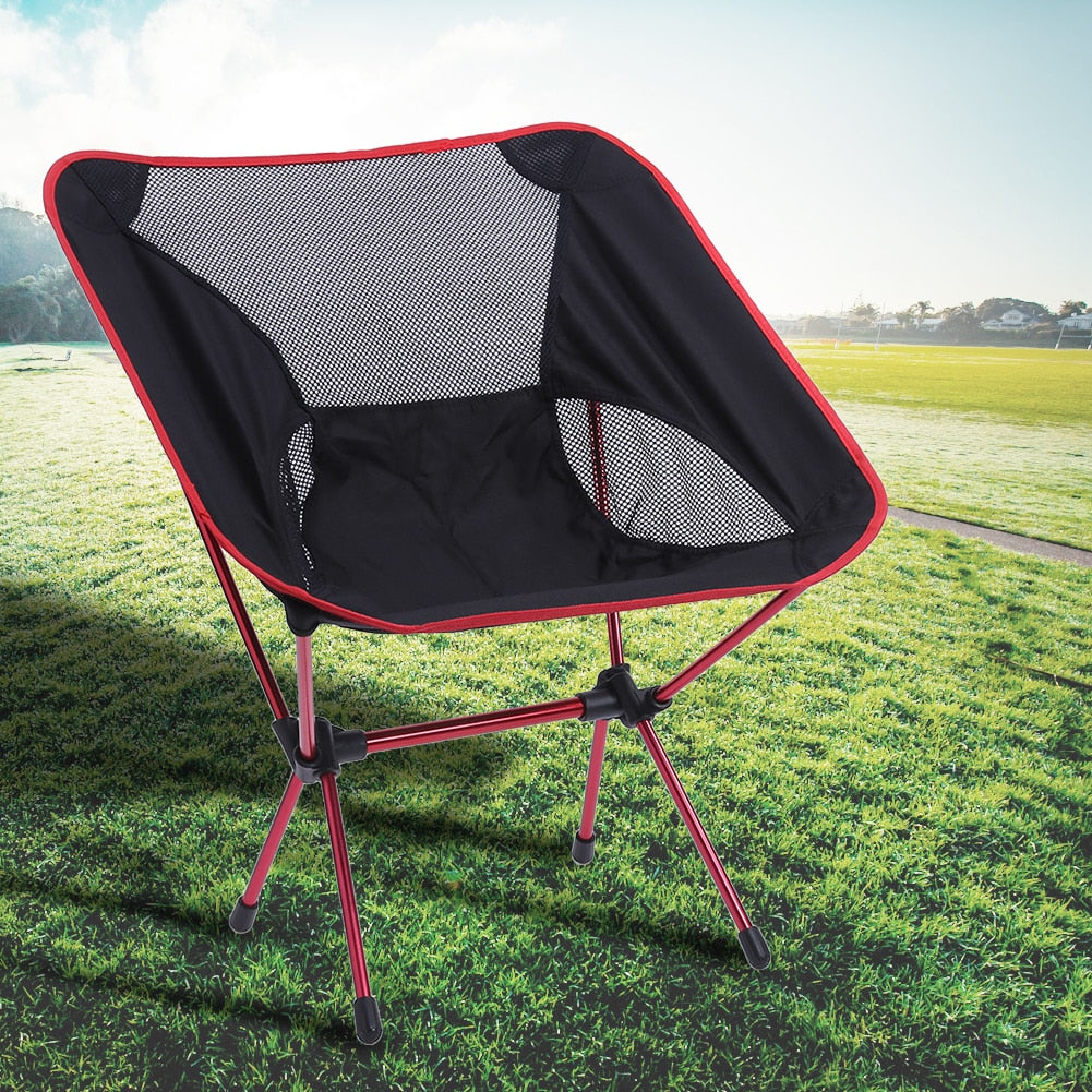 HOT High Quality Ultra-Light Chair Folding Outdoor Hiking Camping Chair Portable Lightweight Picnic BBQ Fishing Seat Accessories