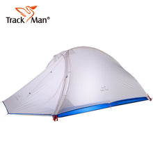 Load image into Gallery viewer, Outdoor Camping Tent 2 Person 20D silicone Double Layer Tent riding travel Ultralight Outdoor hiking Tents waterproof 1500g