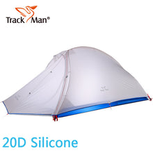 Load image into Gallery viewer, Outdoor Camping Tent 2 Person 20D silicone Double Layer Tent riding travel Ultralight Outdoor hiking Tents waterproof 1500g