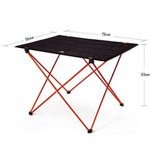 Load image into Gallery viewer, Portable Foldable Folding DIY Table Chair Desk Camping BBQ Hiking Traveling Outdoor Picnic 7075 Aluminium Alloy Ultra-light M L