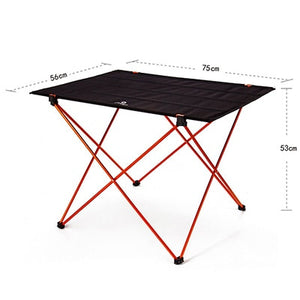 Portable Foldable Folding DIY Table Chair Desk Camping BBQ Hiking Traveling Outdoor Picnic 7075 Aluminium Alloy Ultra-light M L