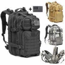 Load image into Gallery viewer, 40L Military Tactical Assault Pack Backpack Army Molle Waterproof Bug Out Bag Small Rucksack for Outdoor Hiking Camping Hunting