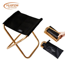 Load image into Gallery viewer, YUETOR Outdoor Camping Chair Lightweight 7075 Aluminum Folding Chairs Portable Fishing Chair with Storage Bag